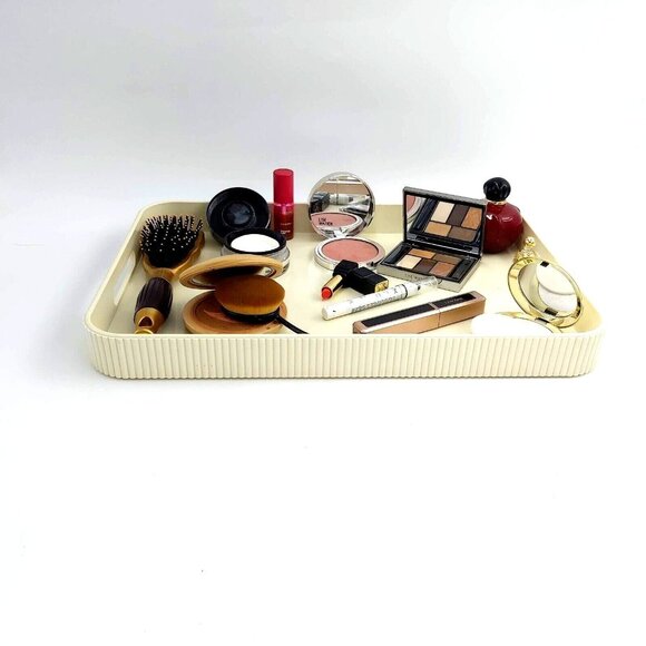 ESTEE LAUDER Perfume MAKEUP Dresser VANITY Tray MCM-Vintage-Postmodern Era-VG - Picture 2 of 14
